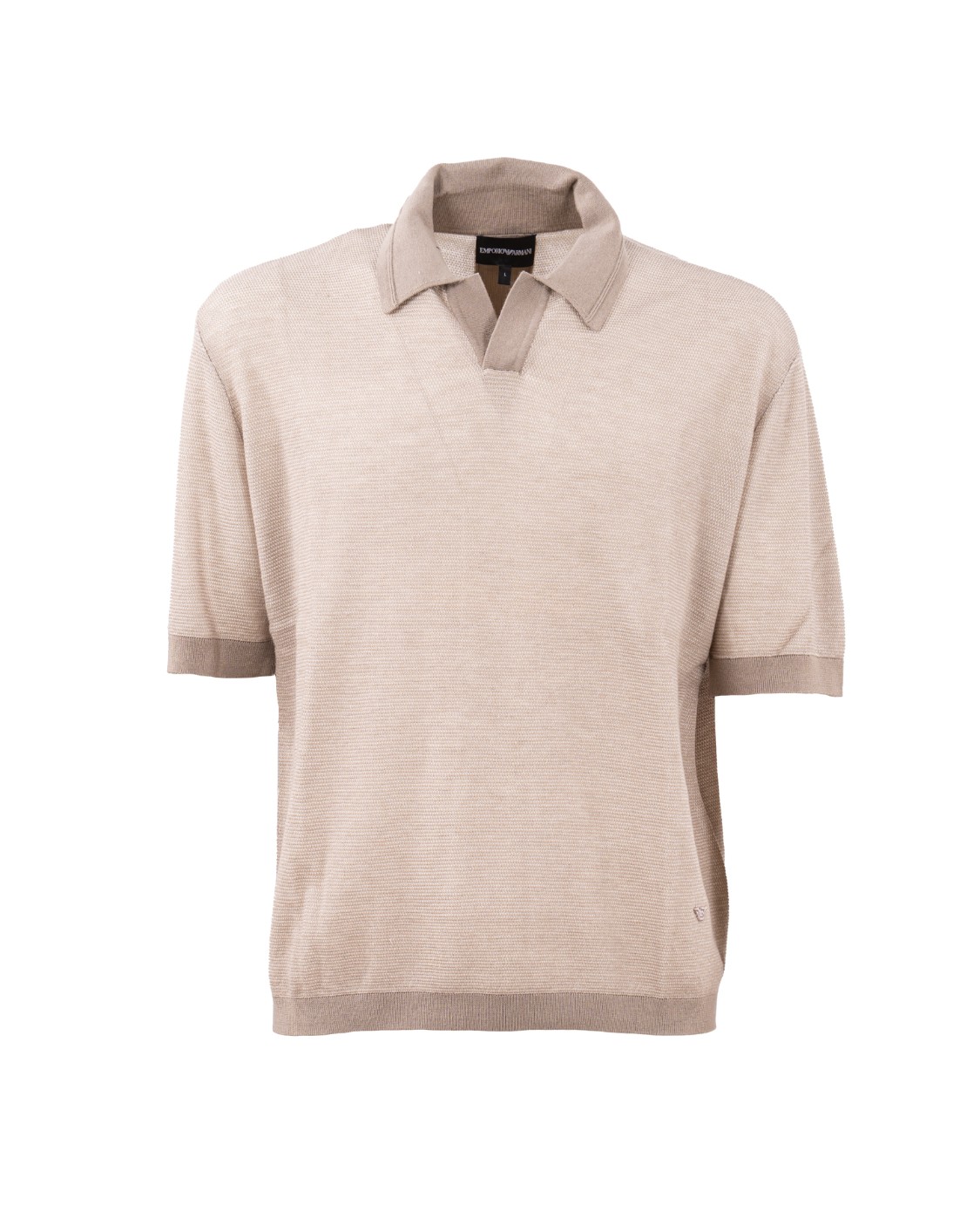 shop EMPORIO ARMANI  Pull: Emporio Armani polo.
Colletto.
Maniche corte.
Lavorazione maglia.
Vestibilità regolare.
Composizione: 55% Lyocell 40% Lana vergine 5% Seta.
Fabbricato in Cina.. EM000877 AF13893-F6020 number 6562576